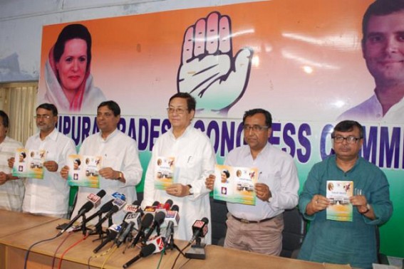 Pradesh Congress released party manifesto for 2015 ADC poll